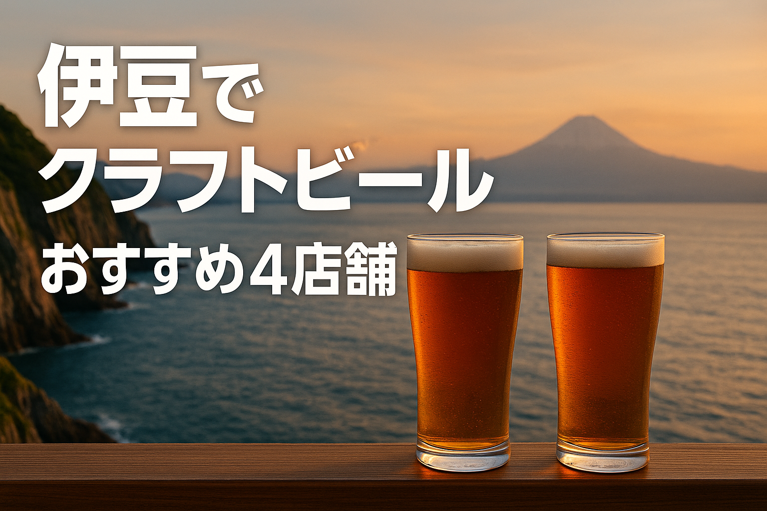 伊豆でクラフトビールを楽しむ！おすすめのビールスポット4選
